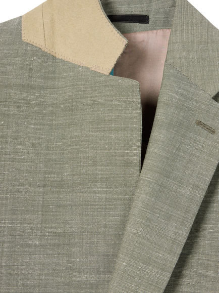 Paul Smith Wool Blend Tailored Fit Suit Jacket, Green - view 2, Green
