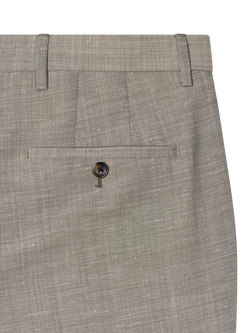 Paul Smith Wool Blend Tailored Fit Suit Trousers, Green - view 2, Green