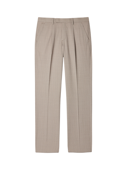 Paul Smith Woven Wool Blend Suit Trousers, Taupe, Taupe