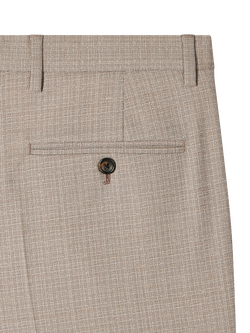 Paul Smith Woven Wool Blend Suit Trousers, Taupe - view 2, Taupe