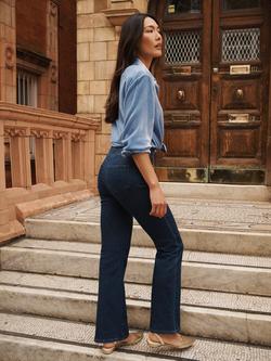 NRBY Ava Bootcut Jeans, Dark Wash - view 2, Dark Wash