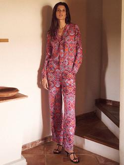 NRBY Thea Square Paisley Trousers, Multi, Multi