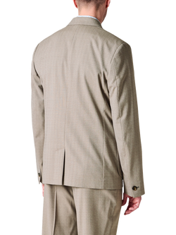 Paul Smith Woven Wool Blend Single Breasted Suit Jacket, Taupe - view 2, Taupe