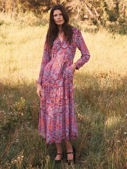 NRBY Melissa Square Paisley Maxi Dress, Multi, Multi