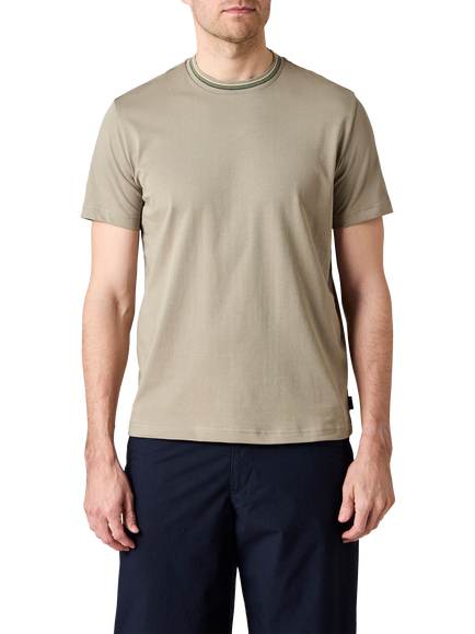 PS Paul Smith Cotton Regular Fit Short Sleeve T-Shirt, Brown, Brown