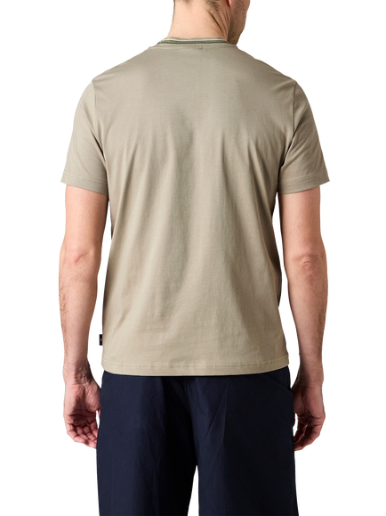 PS Paul Smith Cotton Regular Fit Short Sleeve T-Shirt, Brown - view 2, Brown