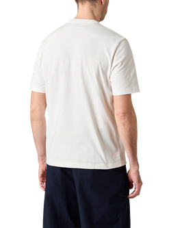 PS Paul Smith Cotton Regular Fit Short Sleeve Plain Graphic T-Shirt, White - view 2, White