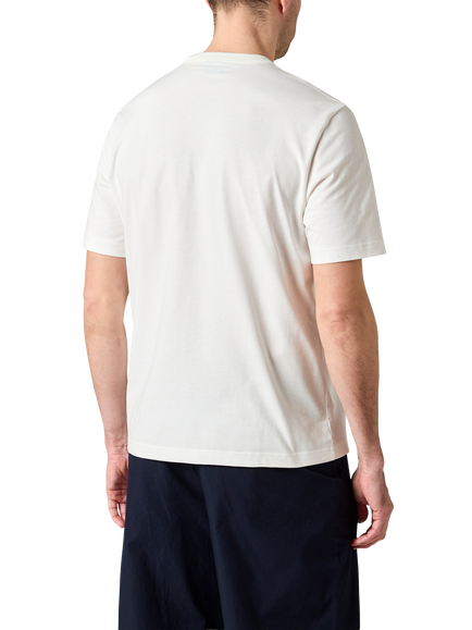 PS Paul Smith Cotton Regular Fit Short Sleeve Plain Graphic T-Shirt, White - view 2, White