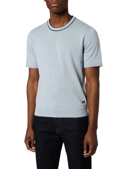 Paul Smith Cotton Short Sleeve Jumper, Blue, Blue