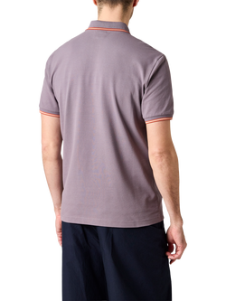 PS Paul Smith Cotton Regular Fit Short Sleeve Polo Shirt - view 2, Purple
