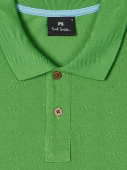 Paul Smith Cotton Regular Fit Polo Shirt - view 2, Green