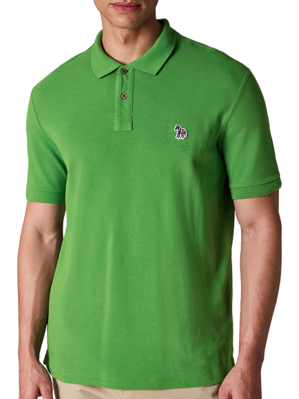 Paul Smith Cotton Regular Fit Polo Shirt - view 2, Green