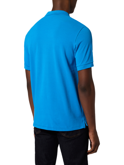 Paul Smith Cotton Regular Fit Polo Shirt - view 2, Blue