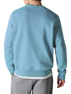 Paul Smith Regular Fit Crew Neck Logo Sweatshirt, Blue - view 2, Blue