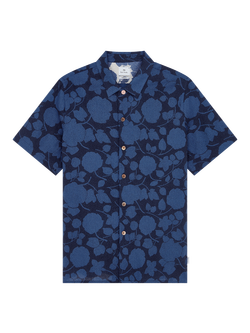 Paul Smith Short Sleeve Floral Shirt, Blue, Blue