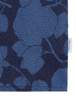 Paul Smith Short Sleeve Floral Shirt, Blue - view 2, Blue