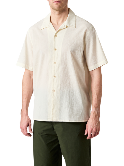 PS Paul Smith Cotton Rich Regular Fit Revere Collar Shirt, White, White