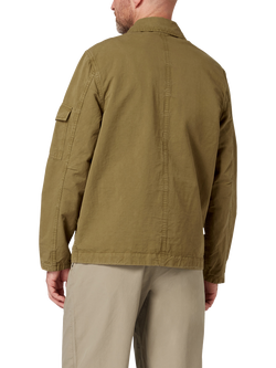 Paul Smith Cotton Blend Utility Jacket, Green - view 2, Green