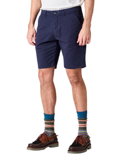 Paul Smith Cotton Blend Chino Shorts, Blue, Blue
