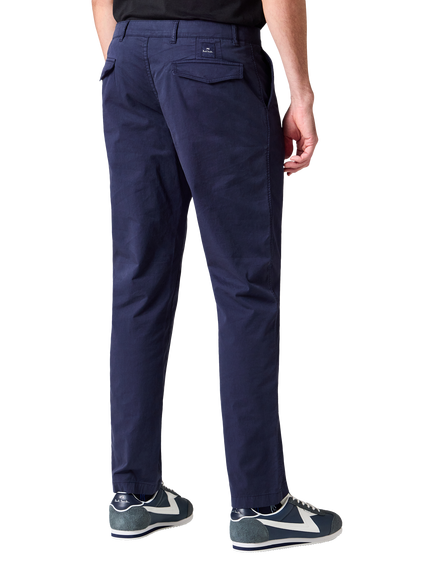 Paul Smith Cotton Tapered Fit Chinos, Navy - view 2, Navy