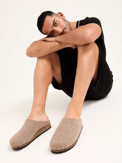 Pretty You London Mister You Jamie Mule Slippers, Mink - view 2, Mink