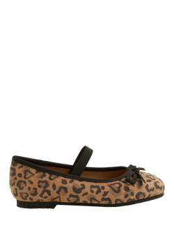 Angels by Accessorize Kids' Animal Print Ballet Flats, Multi, Multi