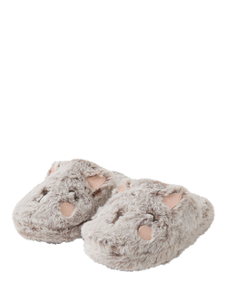 Angels by Accessorize Kids' Cat Slipper Mules, Natural - view 2, Natural