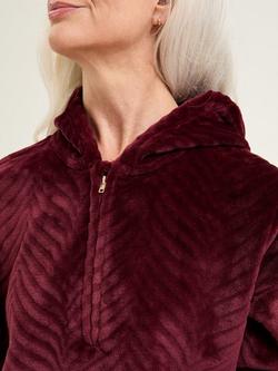 Pretty You London Cosy Chevron Lounge Suit - view 2, Maroon