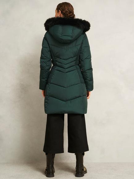 Hobbs Jaymie Shower Resistant Puffer Jacket, Ponderosa Green - view 2, Ponderosa Green