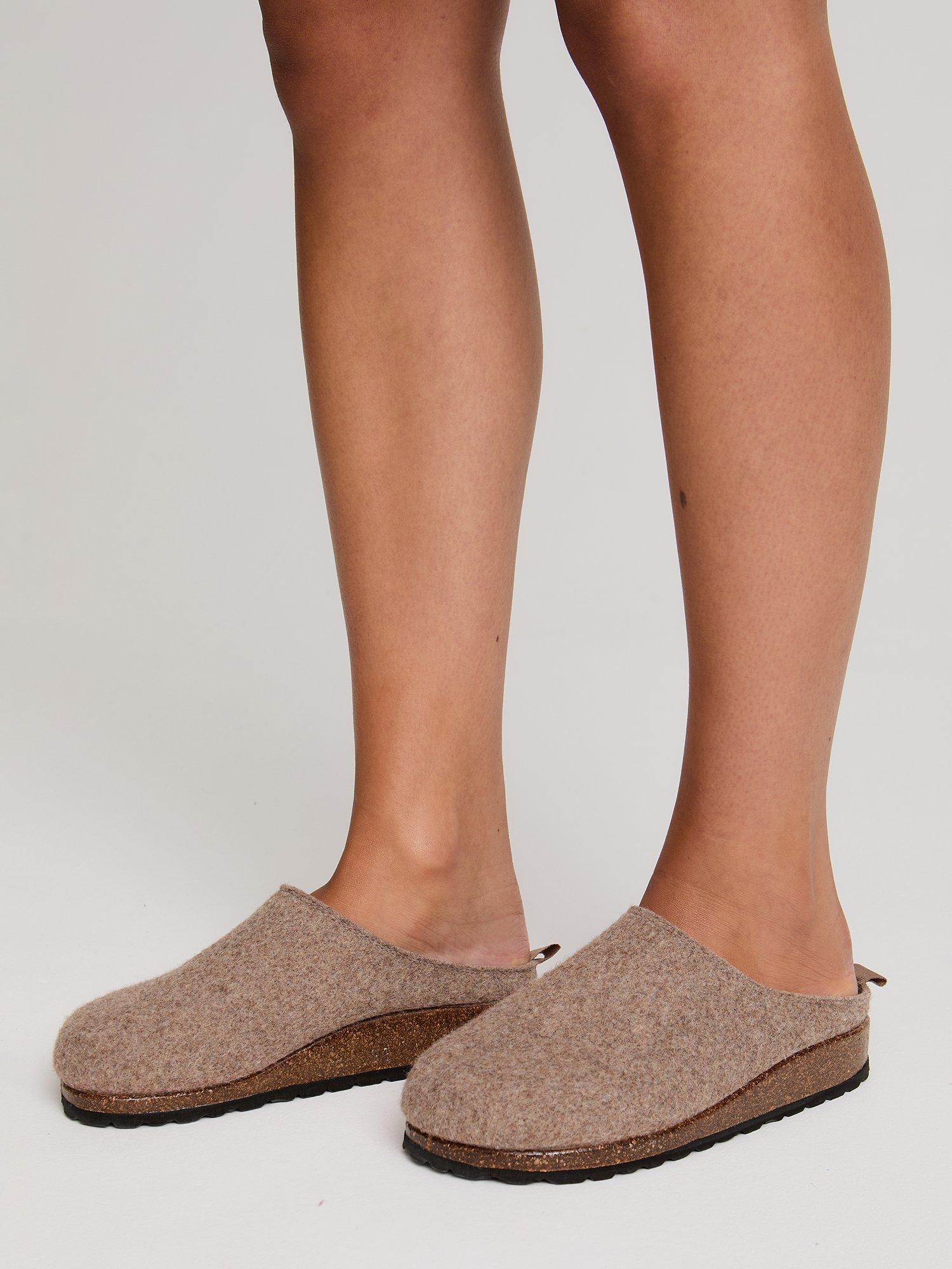 Product image 6 of 6, which shows Pretty You London Jamie Mule Slippers, Mink, 4