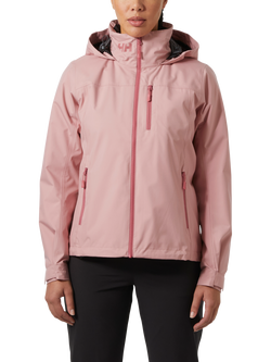 Helly Hansen Women's Crew Hooded Midlayer Sailing Jacket 2.0, Pink Salt, Pink Salt