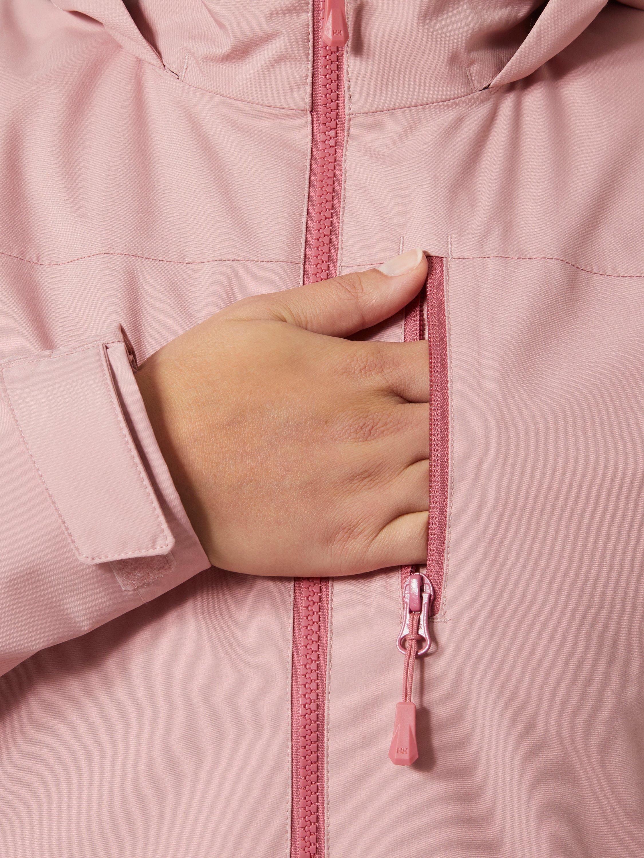 Product image 4 of 4, which shows Helly Hansen Women's Crew Hooded Midlayer Sailing Jacket 2.0, Pink Salt, S