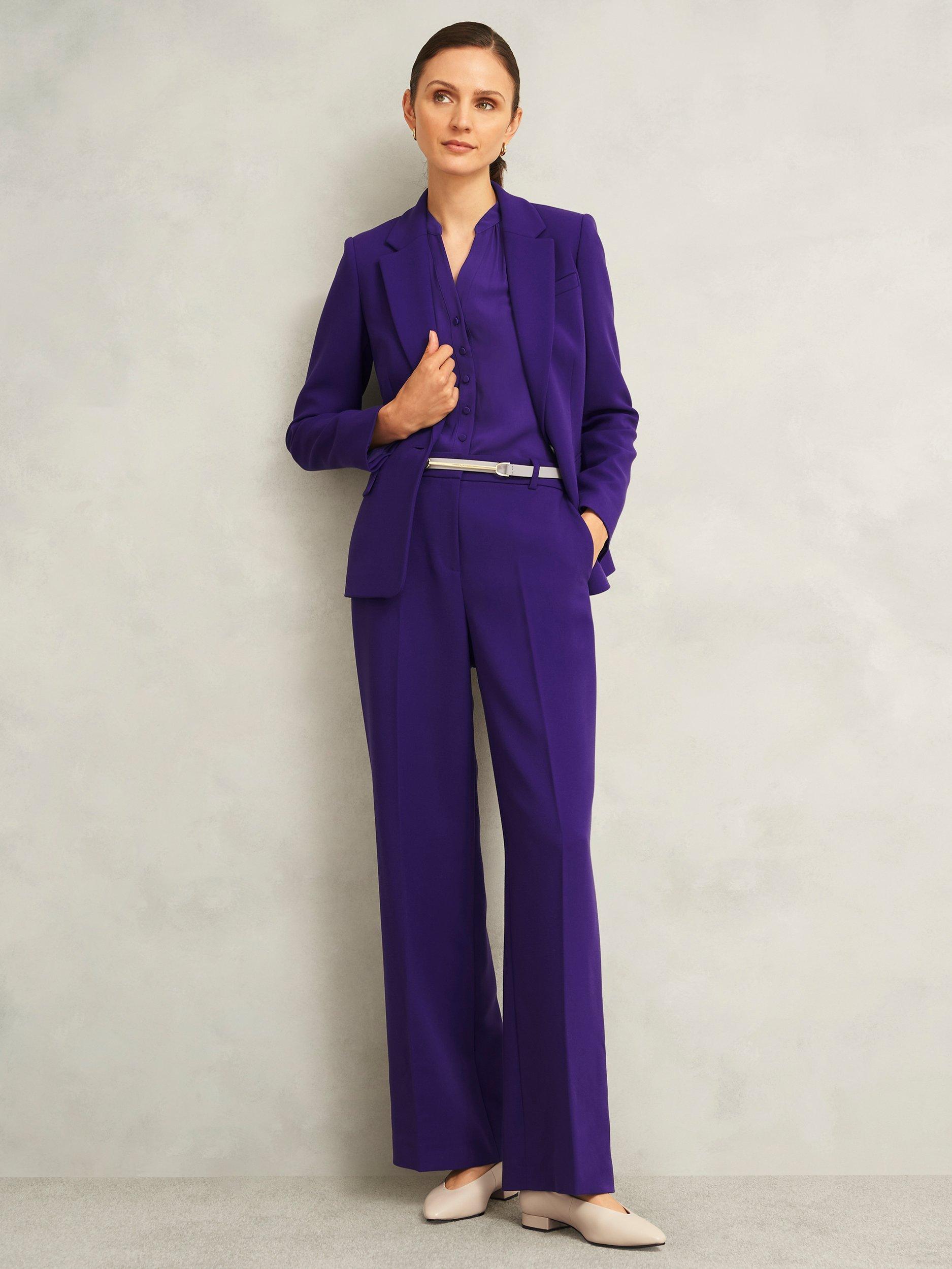 Product image 2 of 3, which shows Hobbs Daphne Horsebit Buckle Leather Belt, Light Beige, L