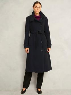 Hobbs Delilah Wool Rich Coat, Black, Black