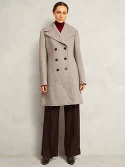 Hobbs Janetta Wool Rich Coat, Neutral, Neutral
