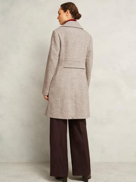 Hobbs Janetta Wool Rich Coat, Neutral - view 2, Neutral