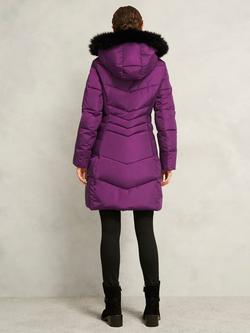 Hobbs Jaymie Shower Resistant Puffer Jacket, Vibrant Purple - view 2, Vibrant Purple