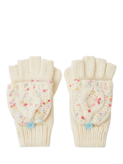 Angels by Accessorize Kids' Sprinkles Gloves, Ivory, Ivory