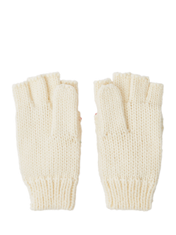 Angels by Accessorize Kids' Sprinkles Gloves, Ivory - view 2, Ivory