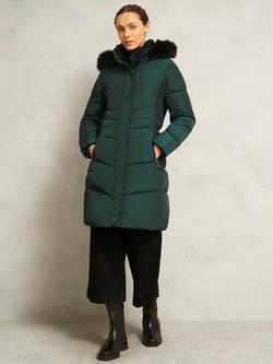 Hobbs Petite Jaymie Shower Resistant Puffer Jacket, Ponderosa Green, Ponderosa Green