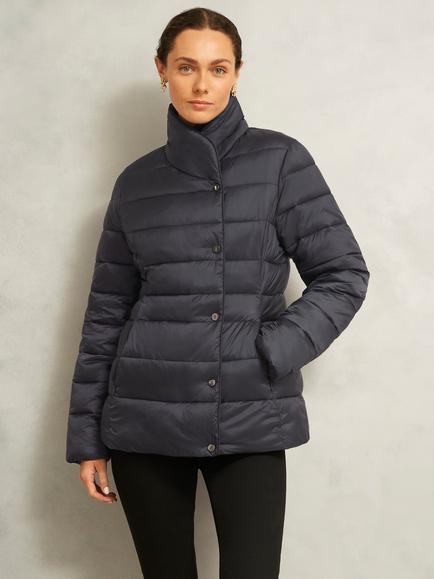 Hobbs Tana Shower Resistant Puffer Jacket, Charcoal, Charcoal