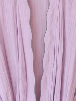 TBCo Gauze Scallop Edge Dressing Gown, Lilac - view 2, Lilac
