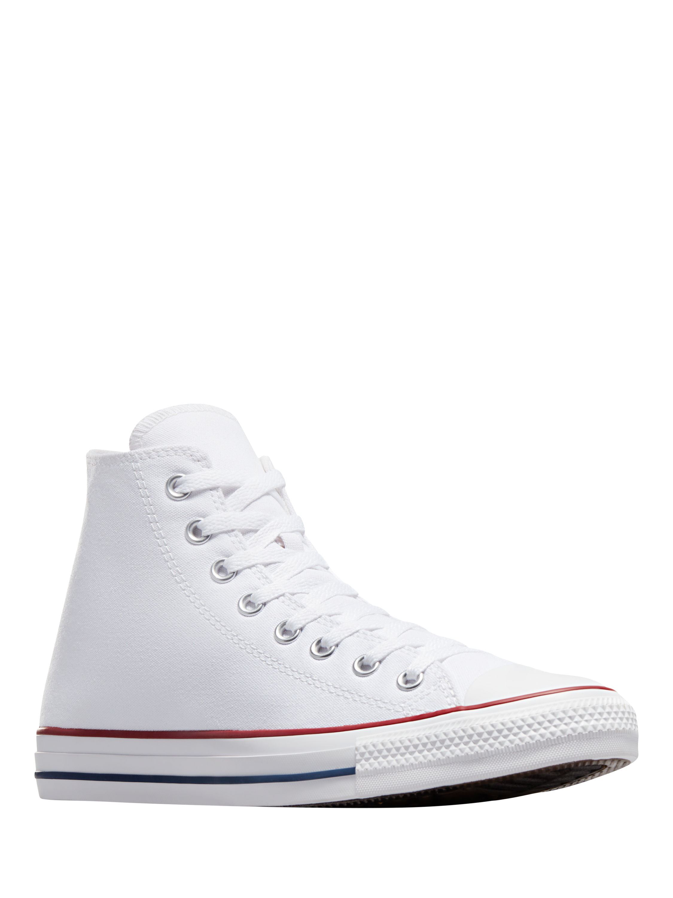 Product image 4 of 4, which shows Converse Chuck Taylor All Star Hi Top Trainers, Optic White, 8