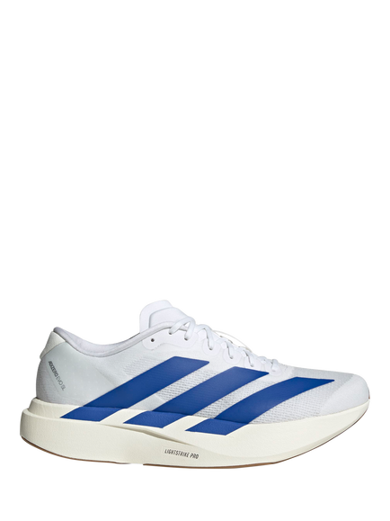 adidas Men's adizero Evo SL Running Shoes, White, White