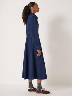 HUSH Long Sleeve Denim Shirt Dress, Rinse Wash - view 2, Rinse Wash