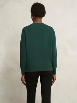 Hobbs Lettie Wool Blend Jumper, Ponderosa Green - view 2, Ponderosa Green