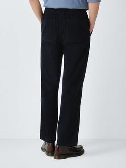 Kin Corduroy Trousers, Navy - view 2, Navy