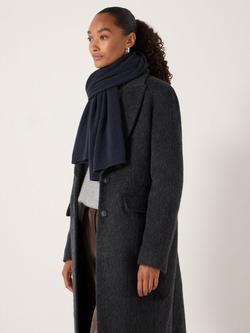 HUSH Cashmere Scarf, Navy Blue