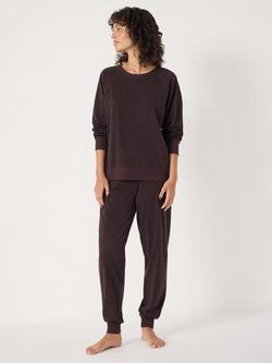 HUSH Joelle Long Pyjama Set, Brown