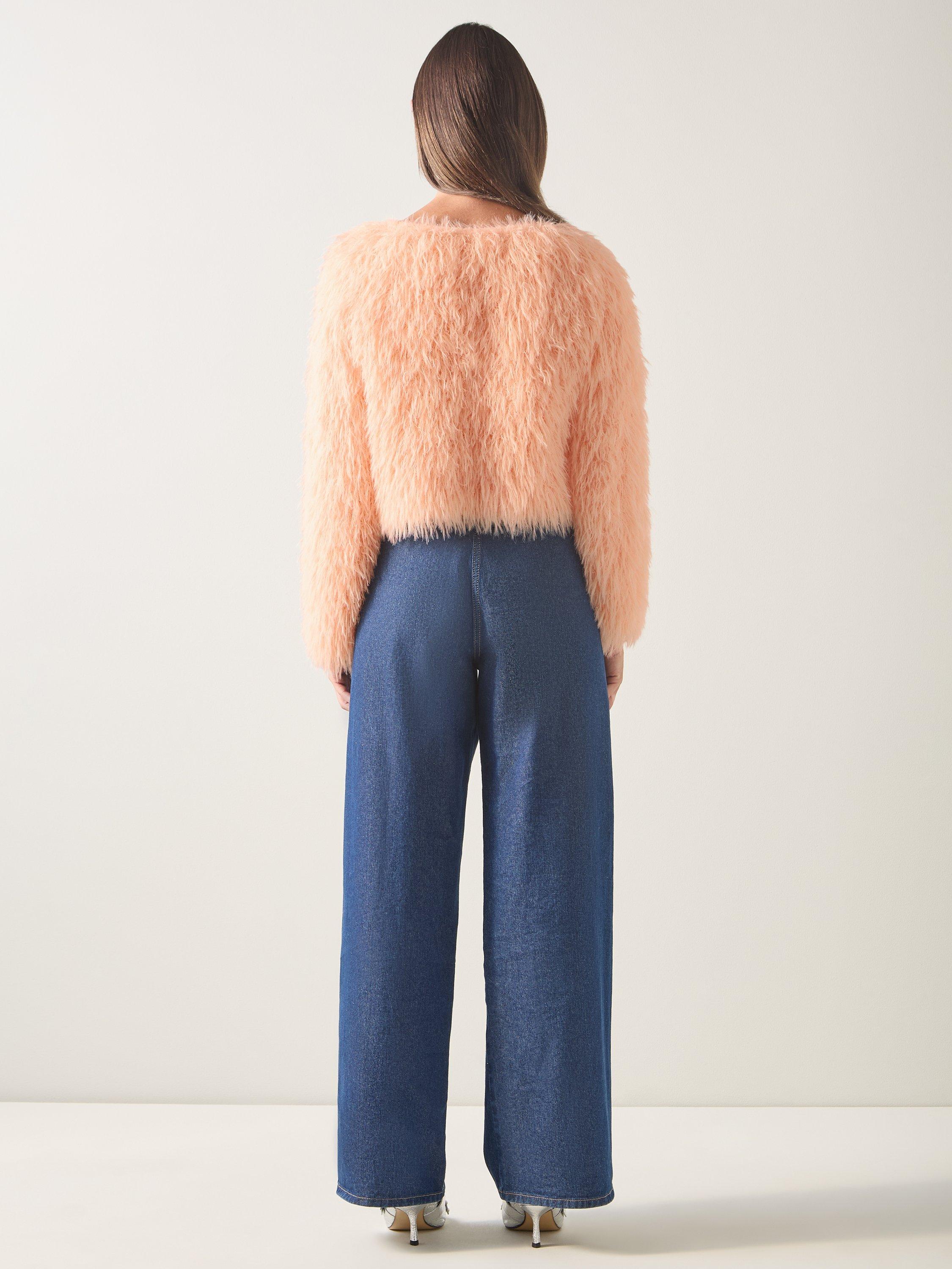 Product image 3 of 4, which shows LKB London Bow Cardigan, Orange, XS